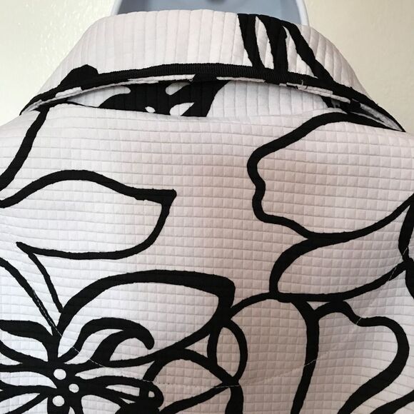 TanJay black and white blazer | jacket 8 Petite - Picture 7 of 11